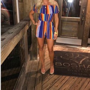 Off the shoulder romper